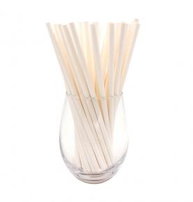 Factory low price craft white bulk wholesale white paper straws paper drinking straws